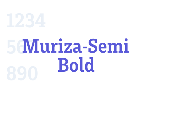 Muriza-Semi Bold