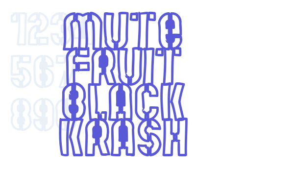 Mute Fruit Black Krash