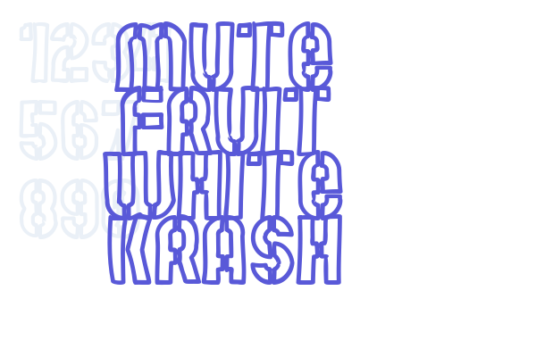 Mute Fruit White Krash