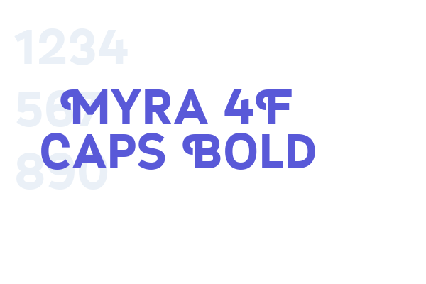 Myra 4F Caps Bold