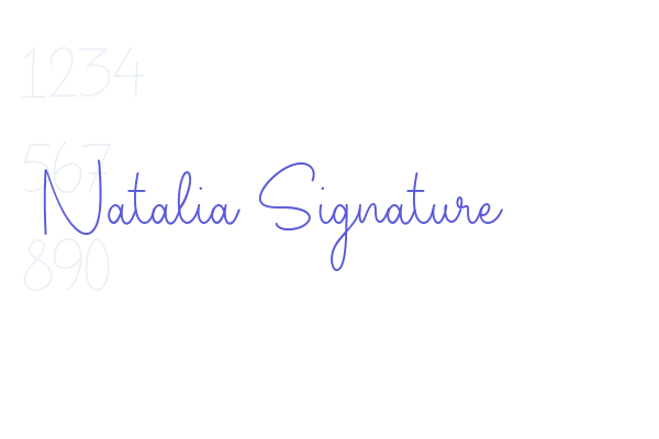 Natalia Signature