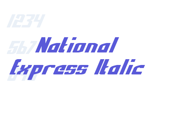 National Express Italic