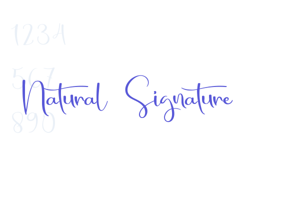 Natural Signature