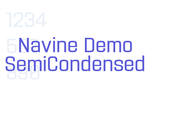 Navine Demo SemiCondensed