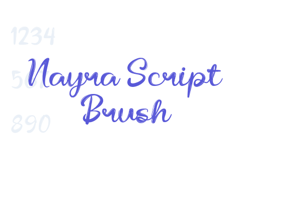 Nayra Script Brush