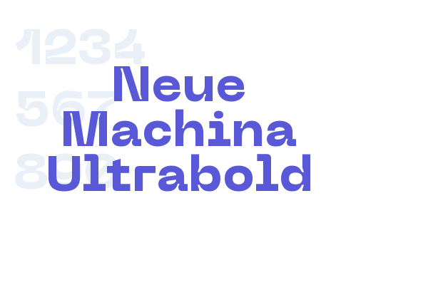 Neue Machina Ultrabold