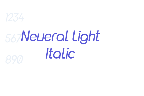 Neueral Light Italic