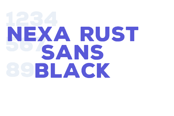 Nexa Rust Sans Black