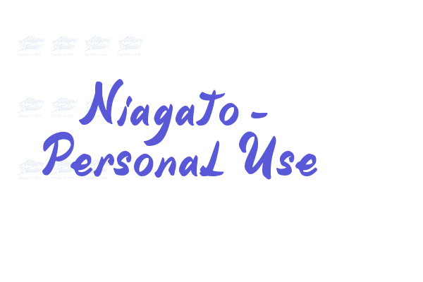 Niagato – Personal Use