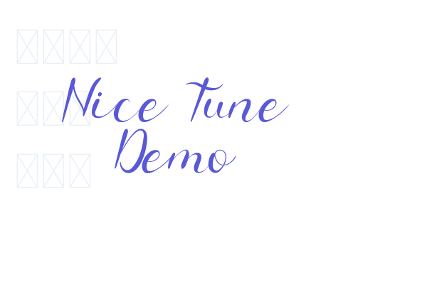 Nice Tune Demo