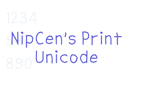 NipCen’s Print Unicode