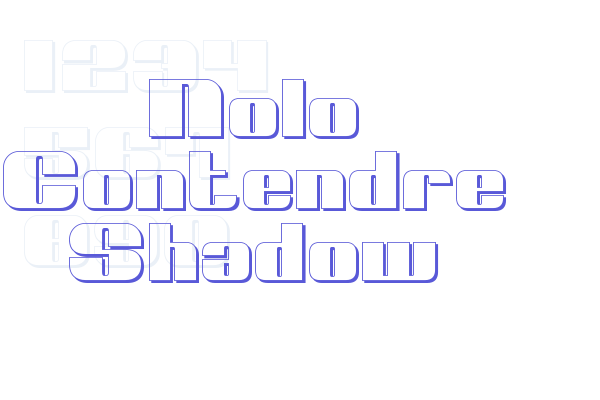 Nolo Contendre Shadow