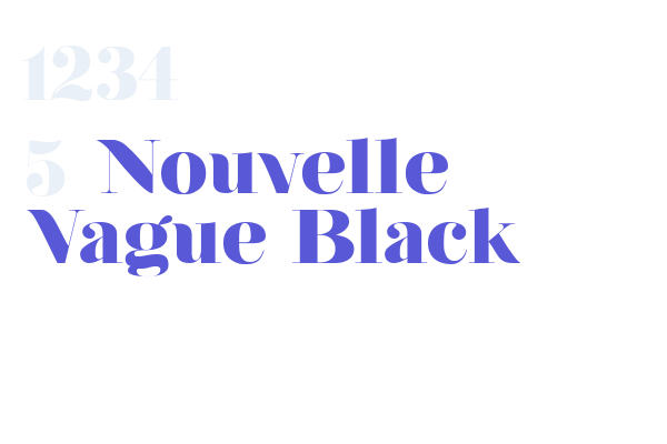 Nouvelle Vague Black