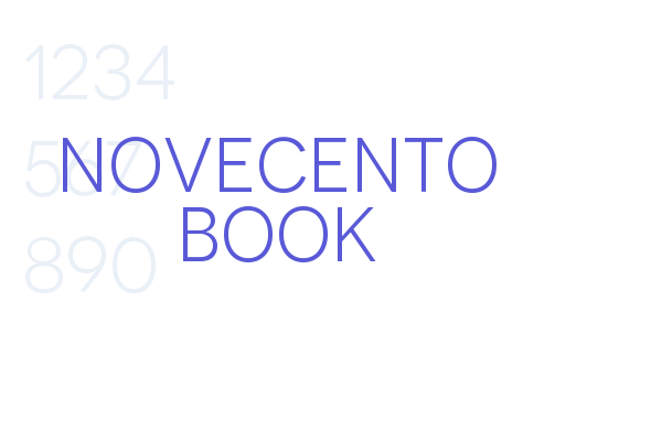 Novecento Book