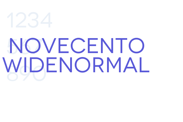 Novecento WideNormal