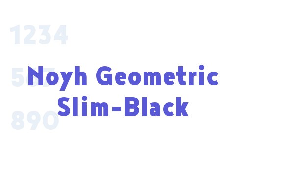 Noyh Geometric Slim-Black