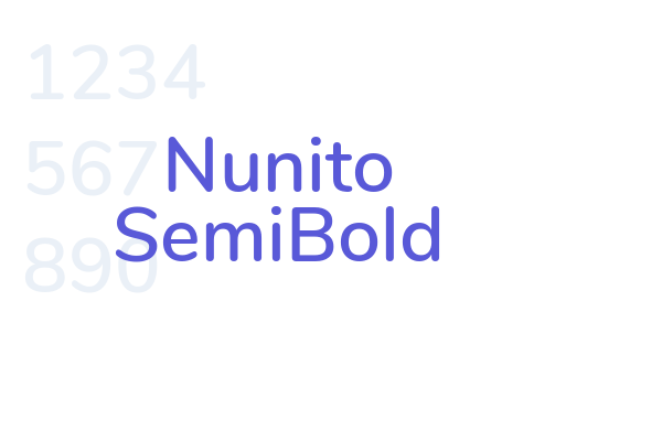 Nunito SemiBold