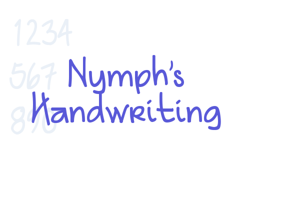 Nymph’s Handwriting