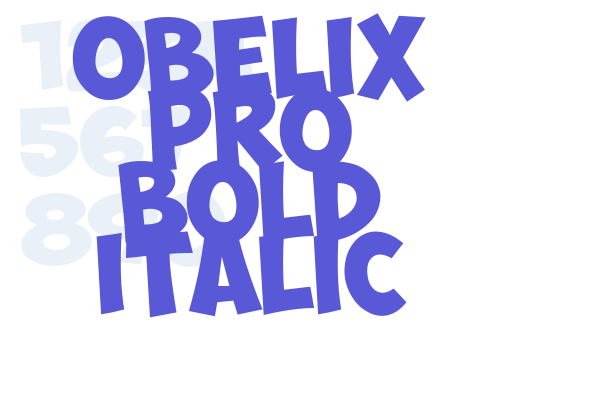 Obelix Pro Bold Italic