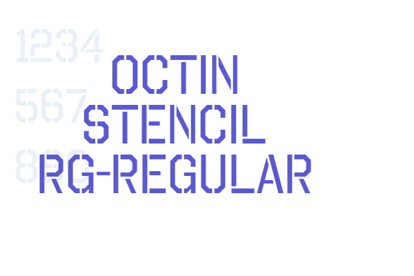 Octin Stencil Rg-Regular