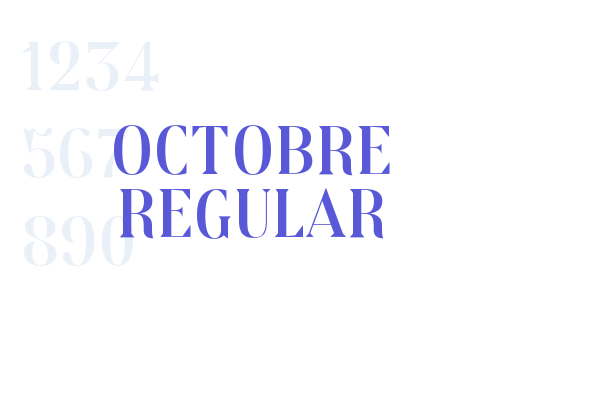 Octobre Regular