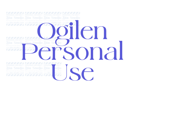 Ogilen Personal Use