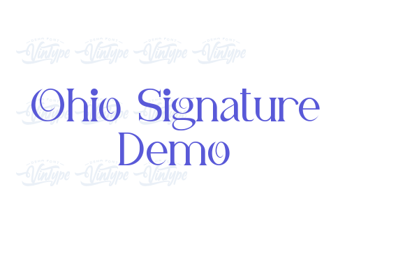 Ohio Signature Demo