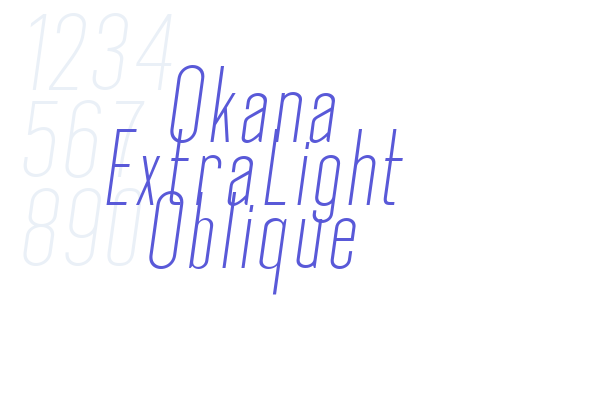 Okana ExtraLight Oblique