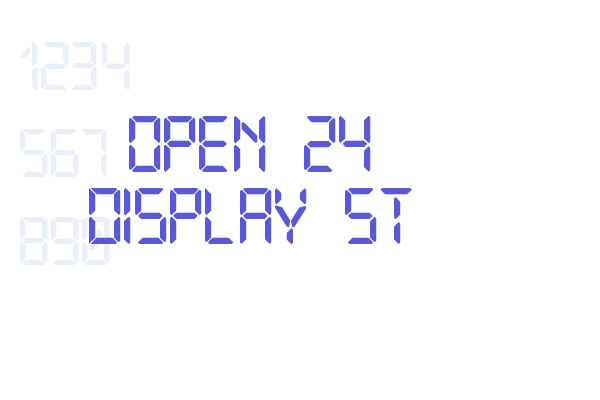 Open 24 Display St