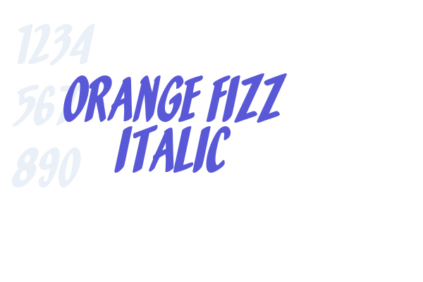 Orange Fizz Italic