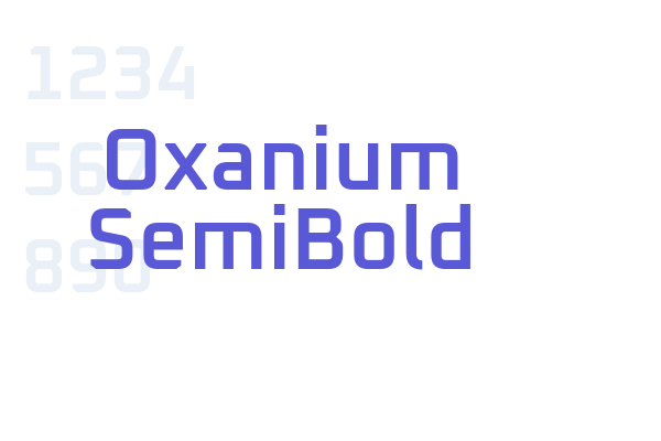 Oxanium SemiBold