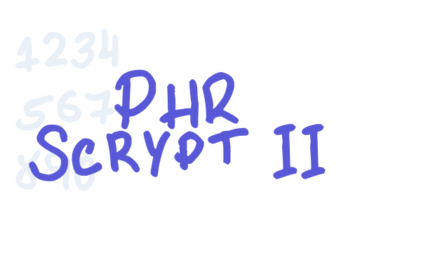 PHR Scrypt II