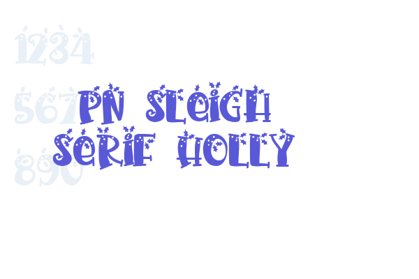 PN Sleigh Serif Holly