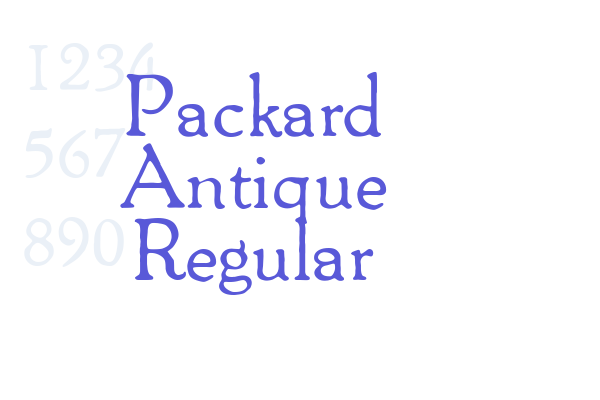 Packard Antique Regular