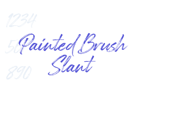 Painted Brush Slant