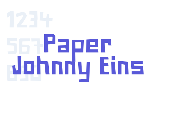 Paper Johnny Eins