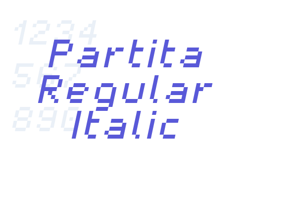 Partita Regular Italic