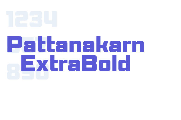 Pattanakarn ExtraBold