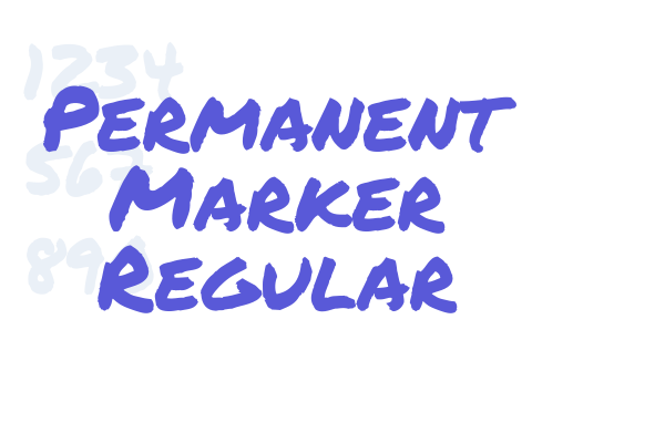 Permanent Marker Regular