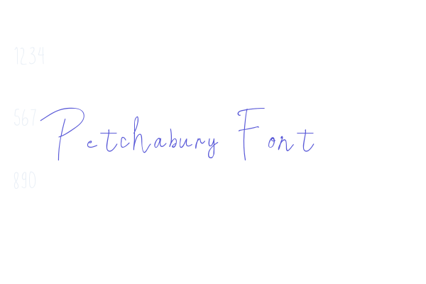 Petchabury Font