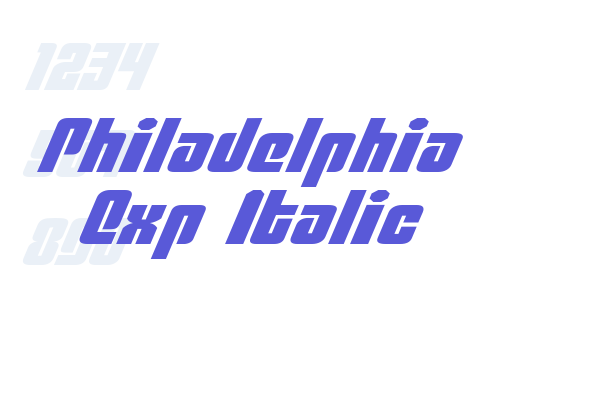 Philadelphia Exp Italic