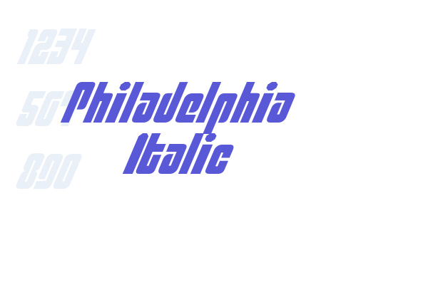 Philadelphia Italic