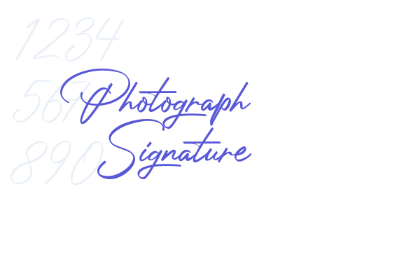 Photograph Signature