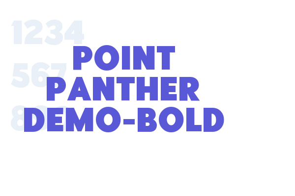 Point Panther DEMO-Bold