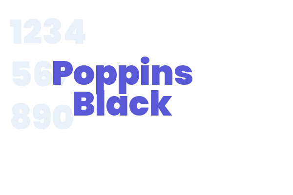 Poppins Black