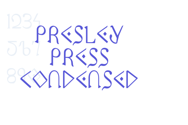 Presley Press Condensed