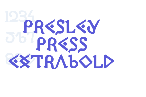 Presley Press ExtraBold