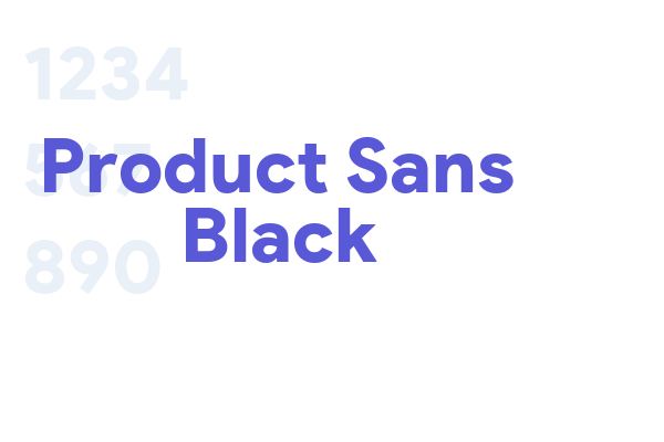 Product Sans Black