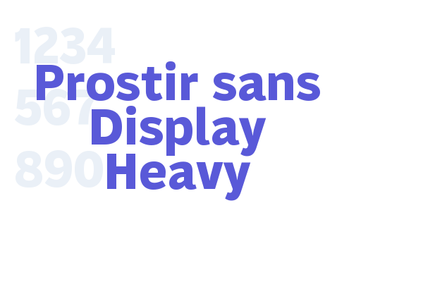 Prostir sans Display Heavy