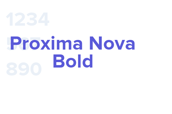 Proxima Nova Bold